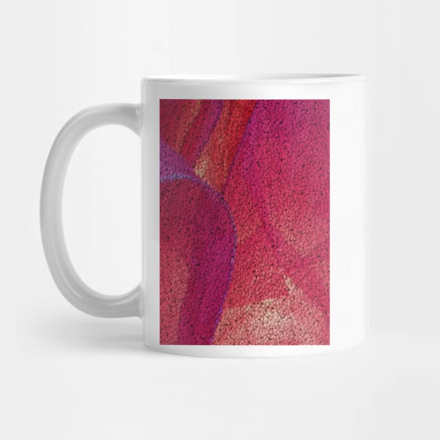 abstract contemporary design in many shades  of pink and purple by mister-john